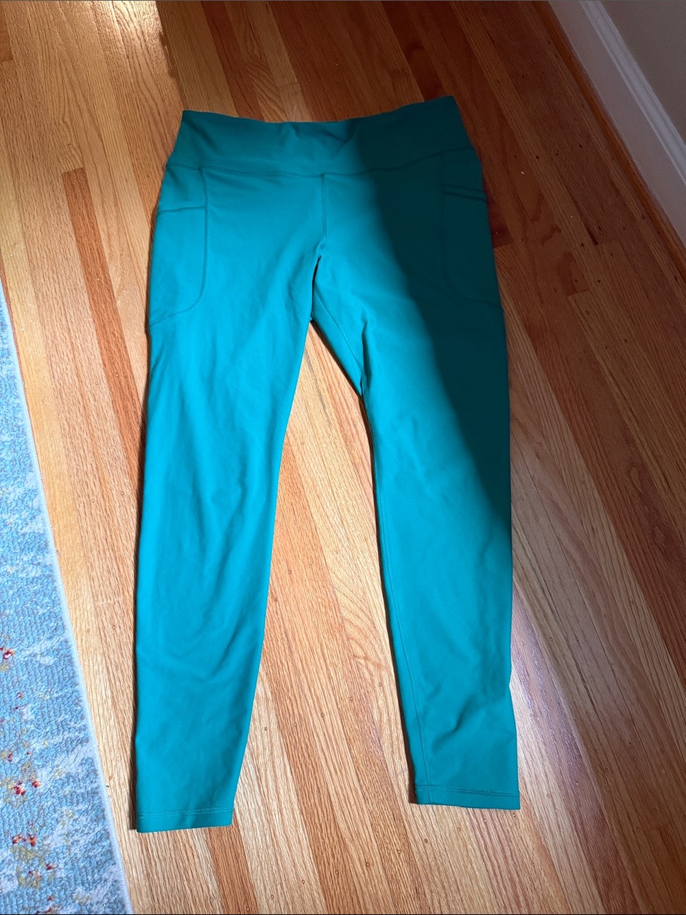 Old Navy Teal High-Rise Active Leggings